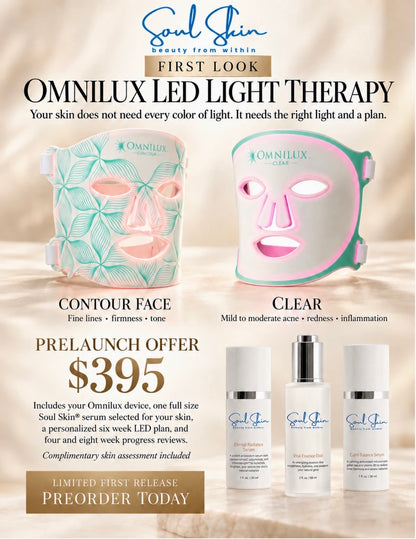 Omnilux LED Light Therapy + Soul Skin® Serum Ritual | Preorder